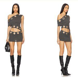 Jaded London Asymmetric Eyelet Dress (brand new)